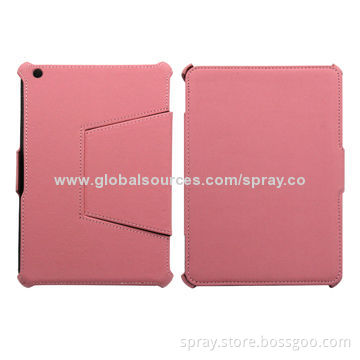 High-quality Leather Cases for iPad Mini with Built-in Stand